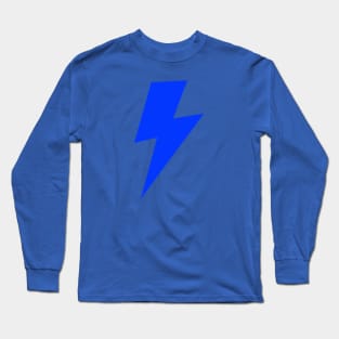 Blue Lightning Bolt Long Sleeve T-Shirt